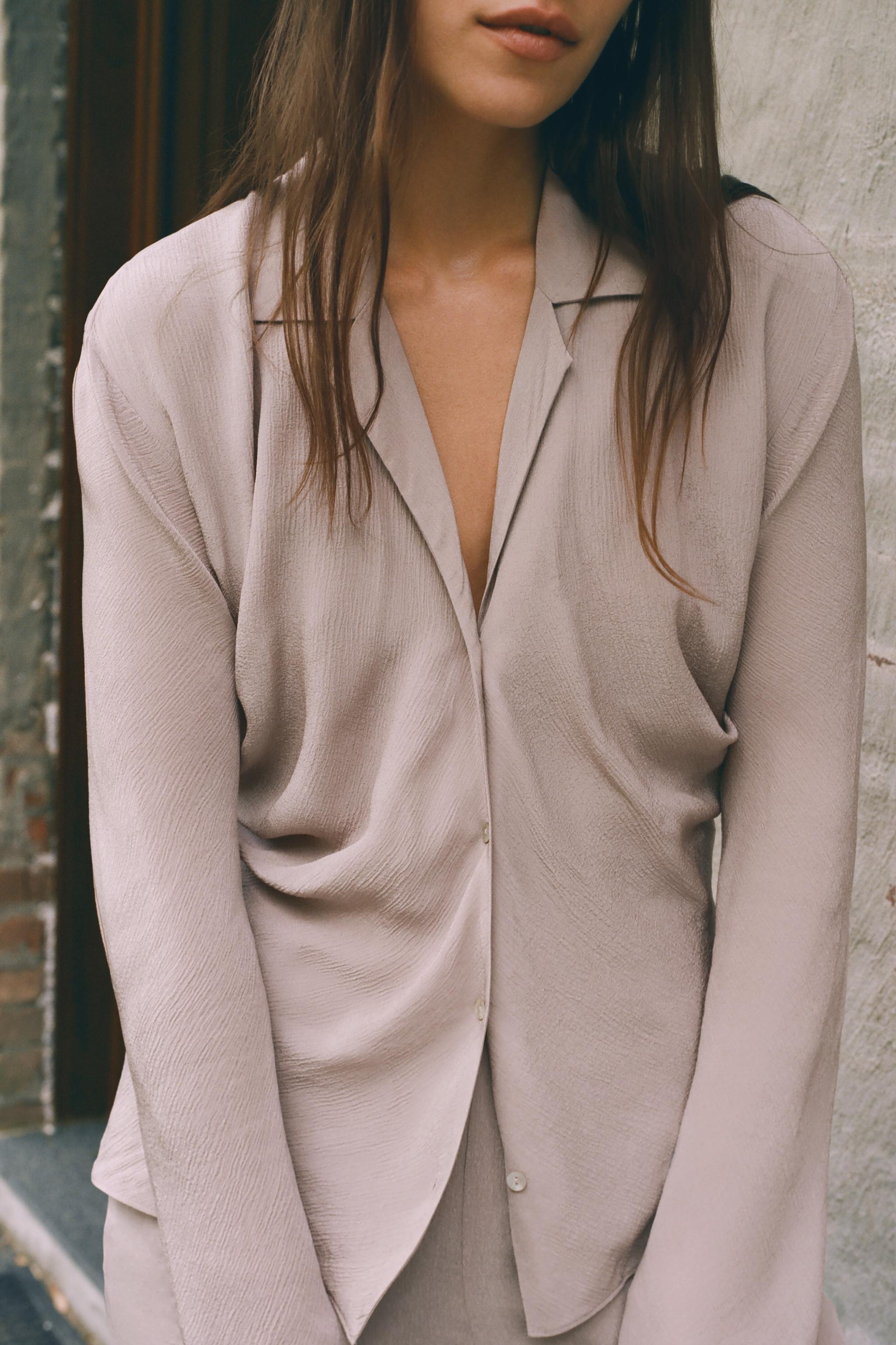 100% VISCOSE BATWING SLEEVE SHIRT